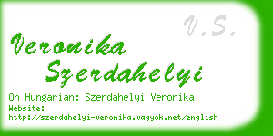 veronika szerdahelyi business card